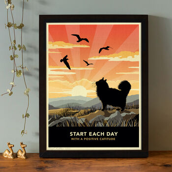 Limited Edition Longhaired Cat Print: Cat Lovers Gift, 2 of 7