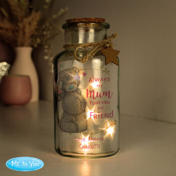 Personalised Forever My Friend Mum LED Jar, 2 of 2