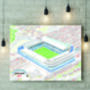 Everton Fc Goodison Park Stadium Canvas, thumbnail 1 of 6