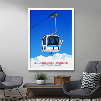 Les Contamines Montjoie Ski Resort Poster, 2 of 6