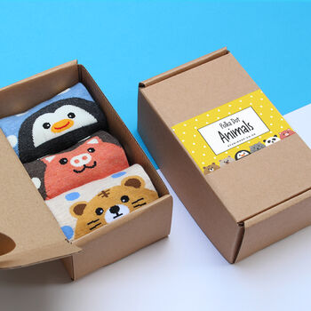 Box Of Polka Dot Animals Socks Gift Box Set, 4 of 10