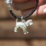 Personalised Cockapoo Sterling Silver Key Ring, thumbnail 2 of 11