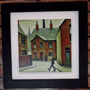 Framed 'Parcel Man' Print. Lowry Style, thumbnail 2 of 3