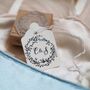 Garland Personalised Wedding Rubber Stamp, thumbnail 1 of 5