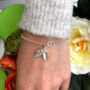 Personalised Holly And Initial Star Bracelet, thumbnail 6 of 12