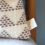 Handwoven Geometric Cushion Triangle, thumbnail 2 of 3