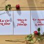 'La Vie En Rose' French Typography Print, thumbnail 5 of 7