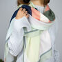 Personalised Colourful Geometric Print Scarf, thumbnail 1 of 7