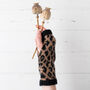 Leopard Knitted Wrist Warmers, thumbnail 2 of 10