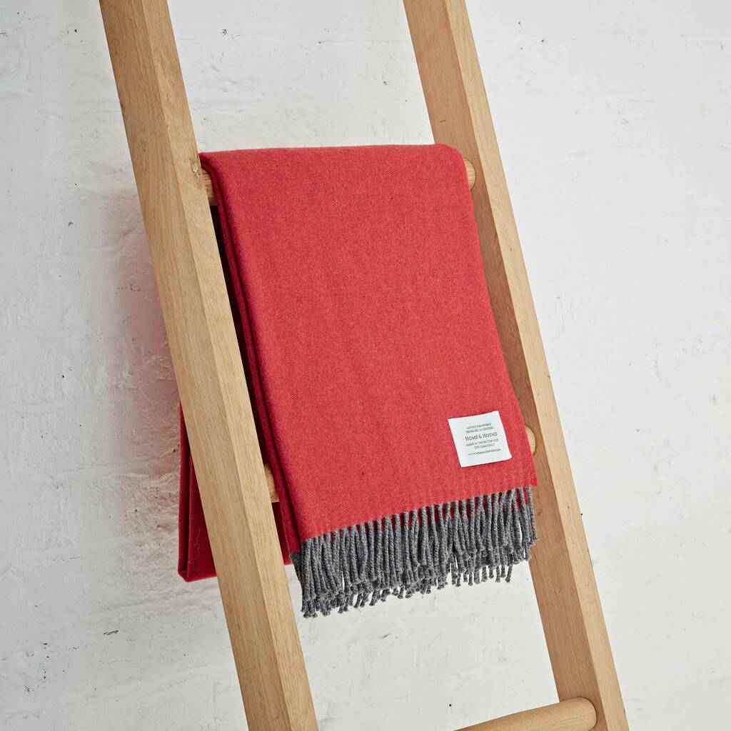 Pink Throw By Bottle Green Homes