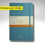 Personalised Moleskine Classic Notebook – Reef Blue Large, thumbnail 1 of 8