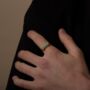 Malachite Green Stone Signet Ring, thumbnail 1 of 9