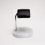 Bianco Carrara Marble Watch Stand Silver, thumbnail 2 of 6