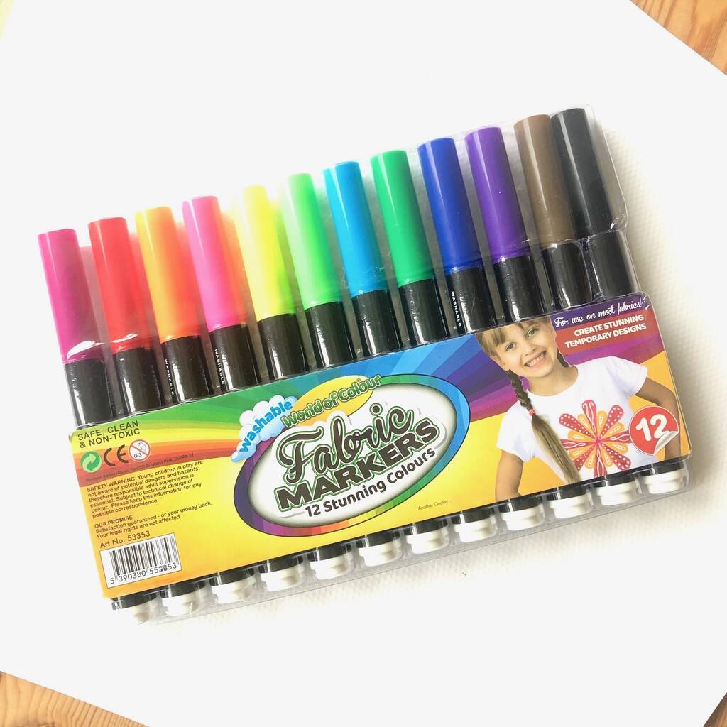 Can you use Kids Washable Markers as an alternative for Fabric