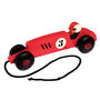 Red Or Blue Vintage Racing Car Pull Toy, thumbnail 4 of 5
