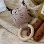 Lynx Cat Teething Ring Rattle For Baby, thumbnail 3 of 6