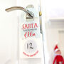Personalised Santa Stop Here Christmas Countdown Hanger, thumbnail 2 of 2