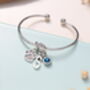 Personalised Paw Print Silver Bracelet Dog Lovers Gift, thumbnail 3 of 10