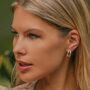 Nature Gratitude Sterling Silver Hoop Earrings, thumbnail 5 of 12