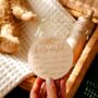Wooden Baby Announcement Hello World Name Engraved Sign, thumbnail 9 of 10