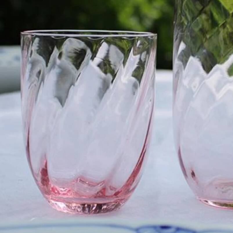 Delicate Swirl Glass Ombre Tumblers, 1 of 7