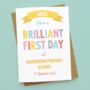 Personalised First Day At School Card, thumbnail 4 of 8