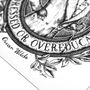 'Overdressed Or Overeducated' Oscar Wilde Quote Print, thumbnail 2 of 5