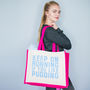 Slogan Gym Bag ‘Keep On Running If You Like Pudding’, thumbnail 2 of 4