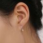 Sterling Silver Spoon Stud Earrings, thumbnail 4 of 11