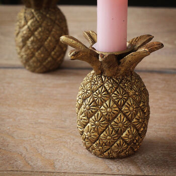 Gold Pineapple Candle Holder, 4 of 4