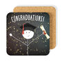 Fun Graduation Congratulations Gift Keepsake Coaster, thumbnail 1 of 5