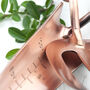 Personalised Luxe Copper Trowel And Fork Set, thumbnail 7 of 10