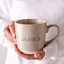 Personalised Engraved Ceramic Mug For Him, thumbnail 1 of 5
