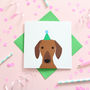 Birthday Dog Card, Multiple Breed Options, thumbnail 9 of 11