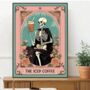 Tarot Themed The 'Mourning' Coffee Lover Print, thumbnail 2 of 2