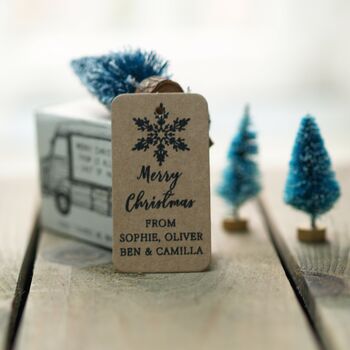 'Gift Wrapping Christmas Personalised Rubber Stamp', 3 of 3