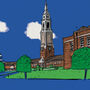 Personalised School, College Or University Illustration, thumbnail 2 of 3