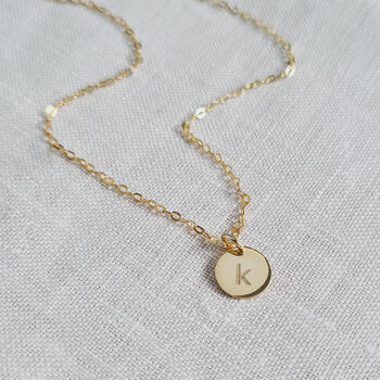 Personalised Mini Initial Necklace, 3 of 6
