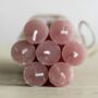 Romantic Dusky Pink Dinner Candle, thumbnail 2 of 4