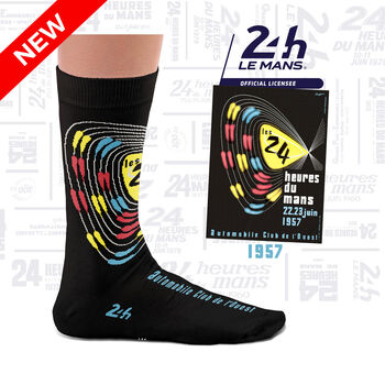 Le Mans Racing Posters Gift Socks, 9 of 11