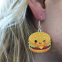 You Are The Burger To My Fries Valentine's Earrings, thumbnail 8 of 12