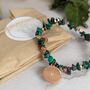 Christmas Wreath Stretch Bracelet With Malachite, thumbnail 6 of 6
