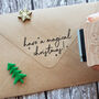 Magical Christmas Handwritten Font Rubber Stamp, thumbnail 1 of 2