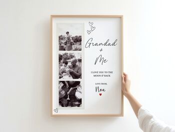 Personalised Daddy And Me Photo Print, Mum, Auntie Photo Print, Any Relation, 4 of 4