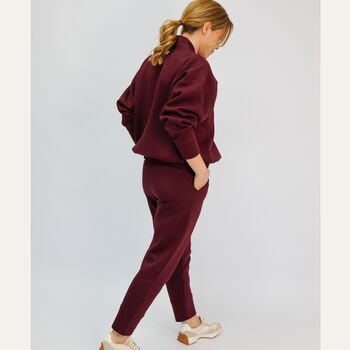 Margot Relaxed Cigarette Style Sweatpants, 7 of 7