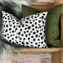 Dalmatian Print Velvet Cushions, thumbnail 1 of 12