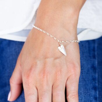 Paper Plane Charm, Slide On Or Clip On, 4 of 8