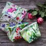 Bespoke Handmade Floral Cosmetic Bag, thumbnail 5 of 5