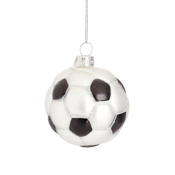 Personalised Football Bauble, 2 of 4