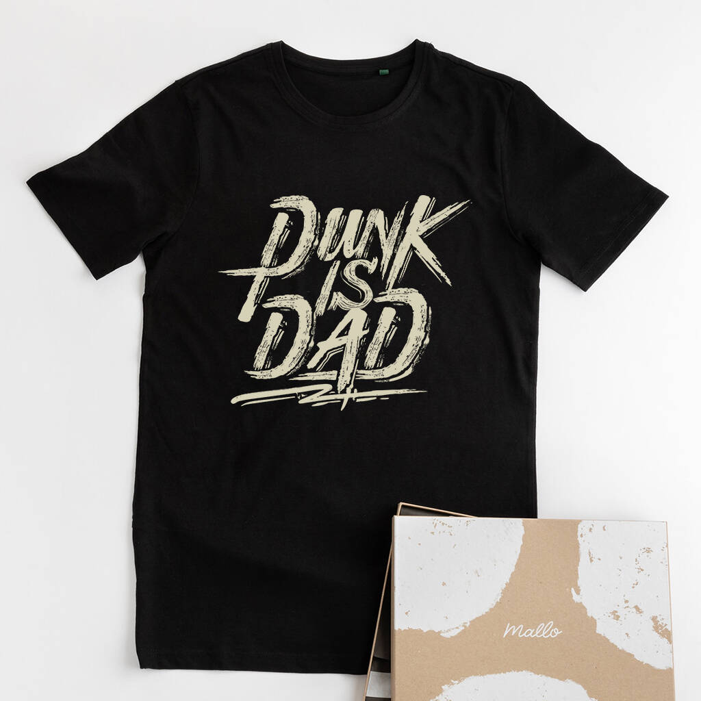 Organic Cotton 'Punk Is Dad' Funny T Shirt For Dad, 1 of 6